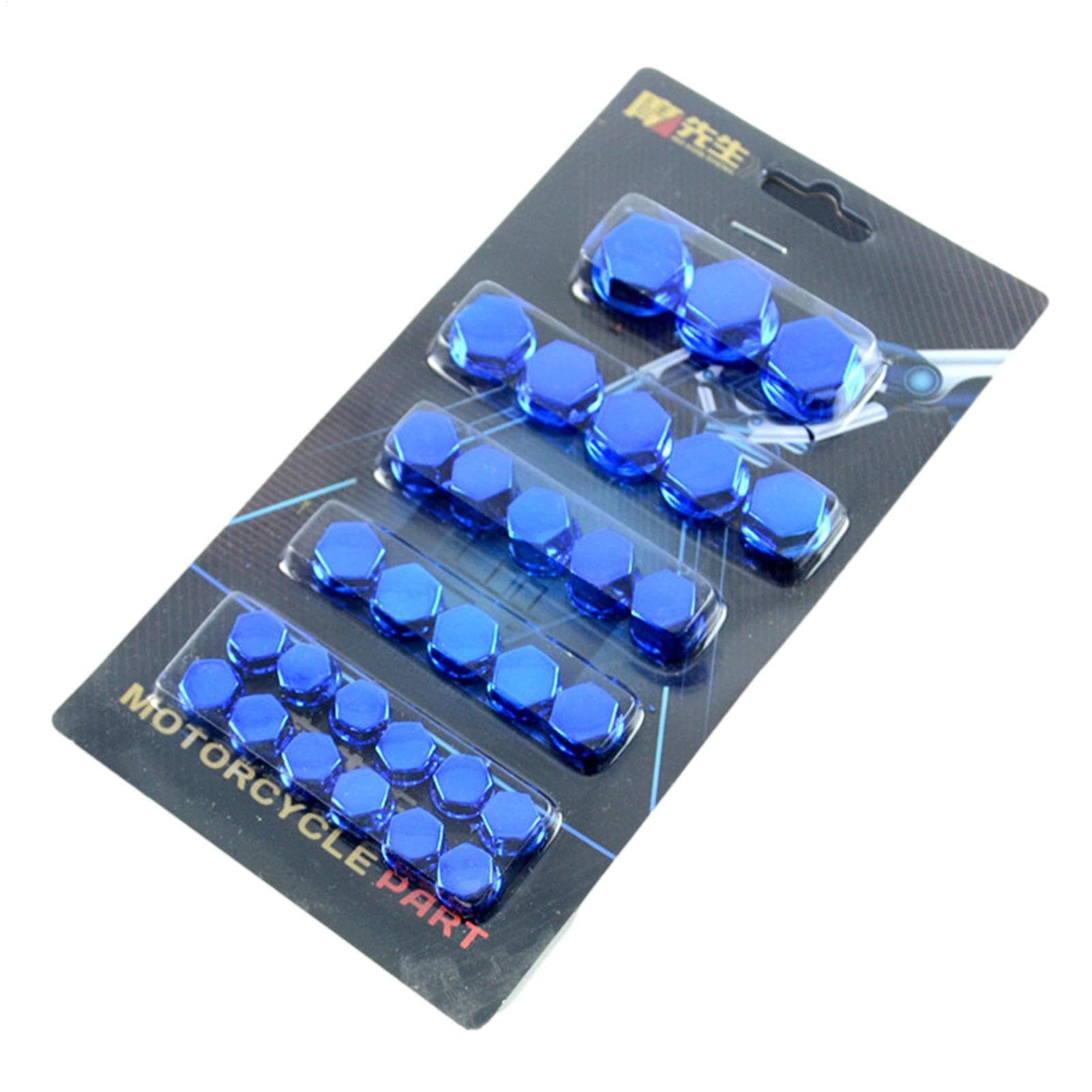 

Декоративные Колпачки на Мотоцикл Колпачки на Гайки и Болты Мотоцикла Колпачки на Винты Мотоцикла 30 шт 5 Цветов Please refer to the description синий