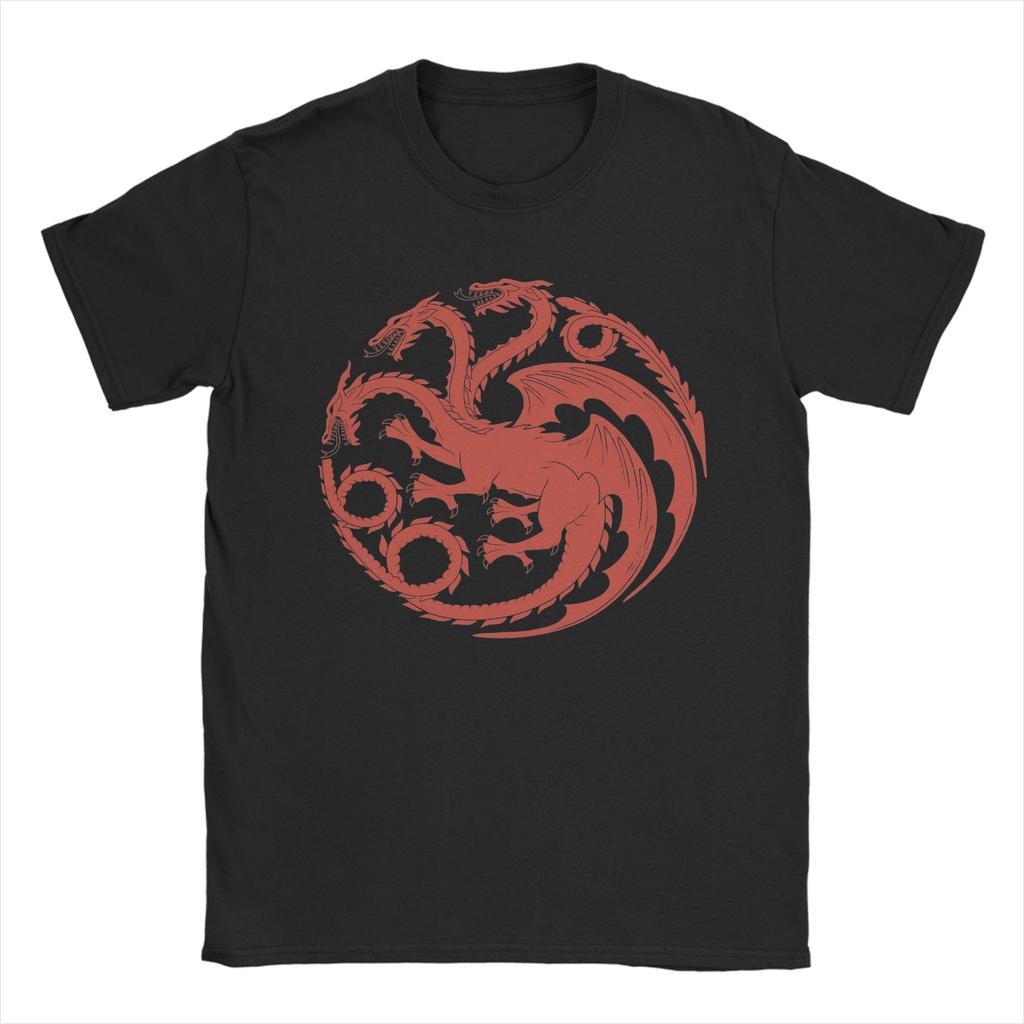 Unisexs House of TARGARYEN Kings T Shirts 100 Cotton Tops Awesome Short Sleeve Round Collar Tee Shirt Party TShirt