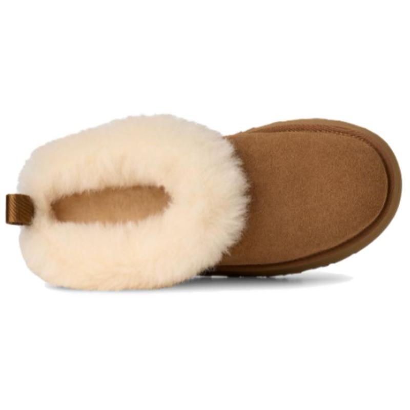 UGG Tazzelle Abrasion Resistant Ankle Length Snow Boots Women's Brown Sneakers 1171393-CHE