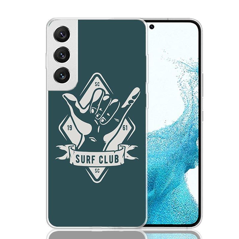 Surf Board Aesthetic Phone Case For Samsung Galaxy S26 S25 Edge S24 S23 FE S22 Ultra S21 Plus S20 + Fundas Cover Coque Galaxy S2