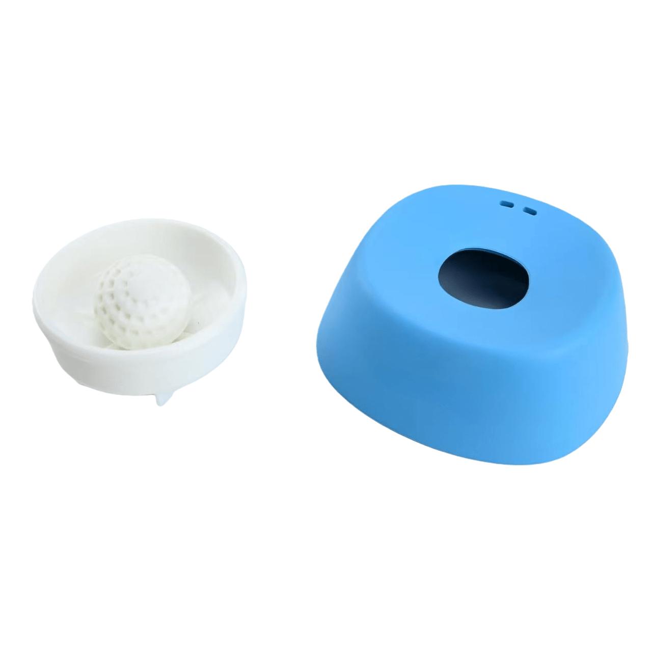 

Pet Slow Feeder Ball Lick Bowl – A Non-slip Interactive Feeder Specially Designed for Cats and Dogs синий