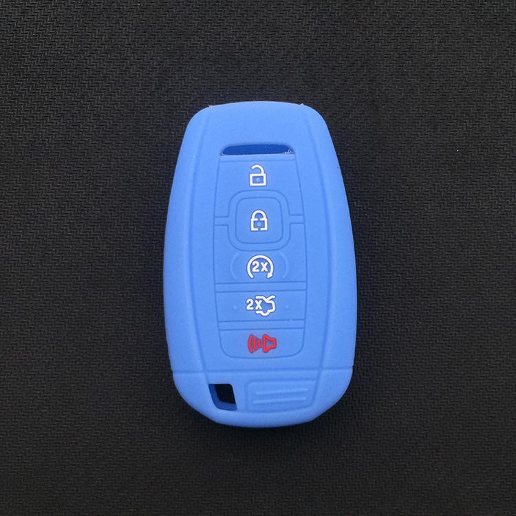 silicone car key cover case for lincoln Lincoln NAUTILUS NAVIGATOR 5 button key