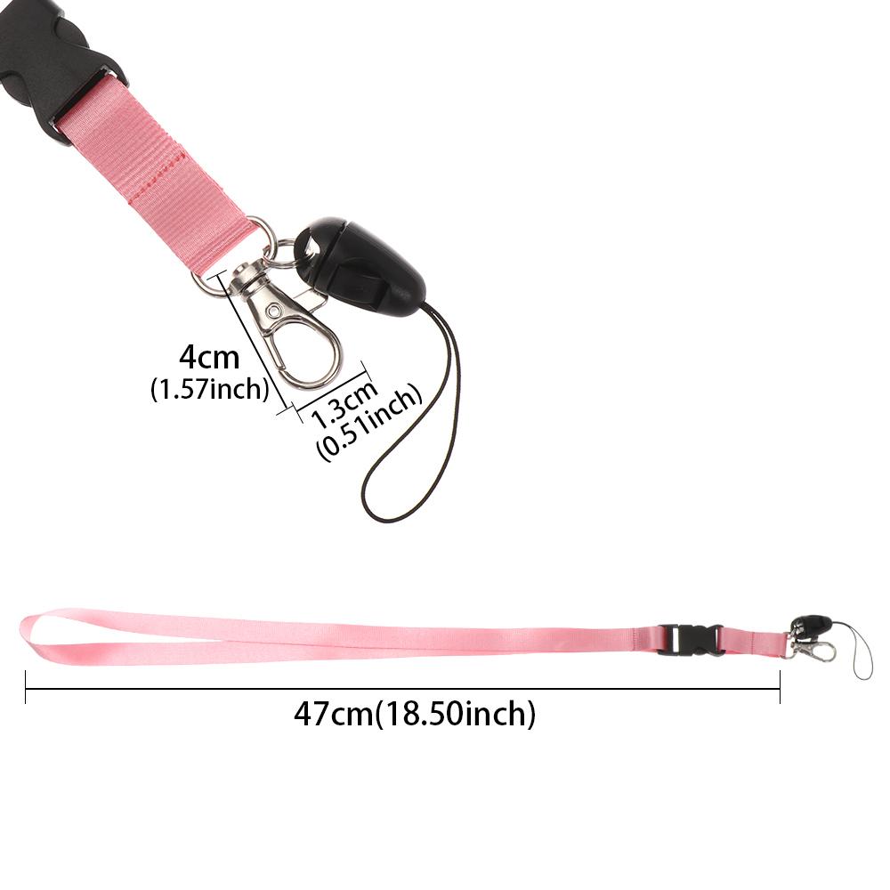 1 Stück Sicherheits-Halsband-Lanyard für Handy-ID-Namensschild-Halter Mann Frau Anti-Verlust-Karabiner Schlüsselanhänger Lanyard