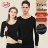 LangSha Unisex Plus Velvet Thermal Underwear Set
