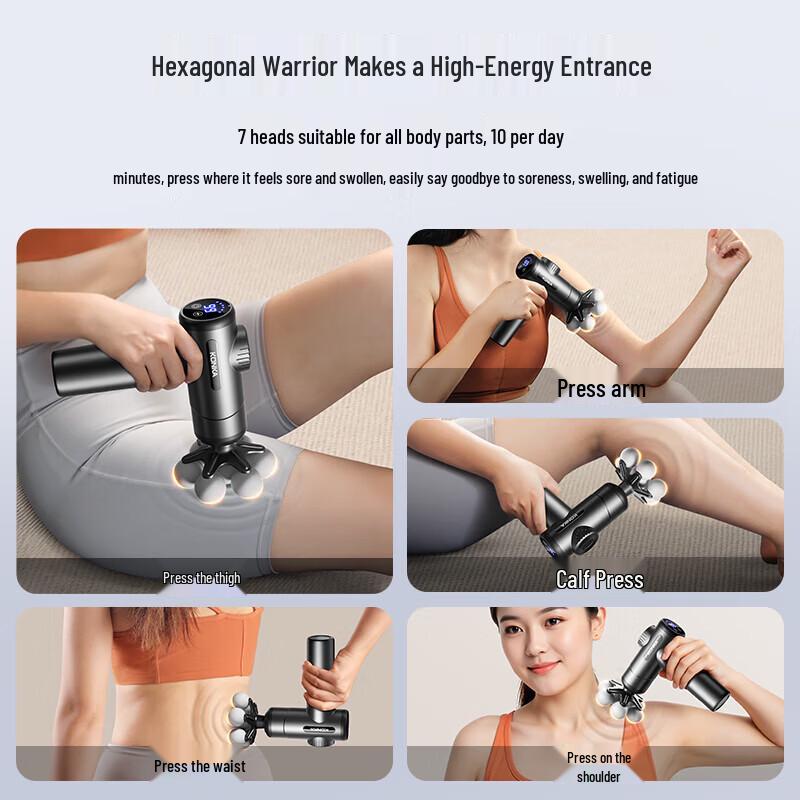 KONKA LV19-9X Percussion Massager CN Plug (adapter Included)