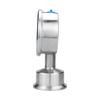 Diaphragm Pressure Gauge Stainless Steel Integrated Sanitary Vacuum Gauge 60mm 50.5 Connection-40-200°