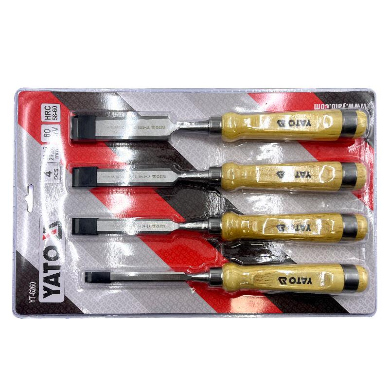 YATO Wooden Handle Wood Chisel Set