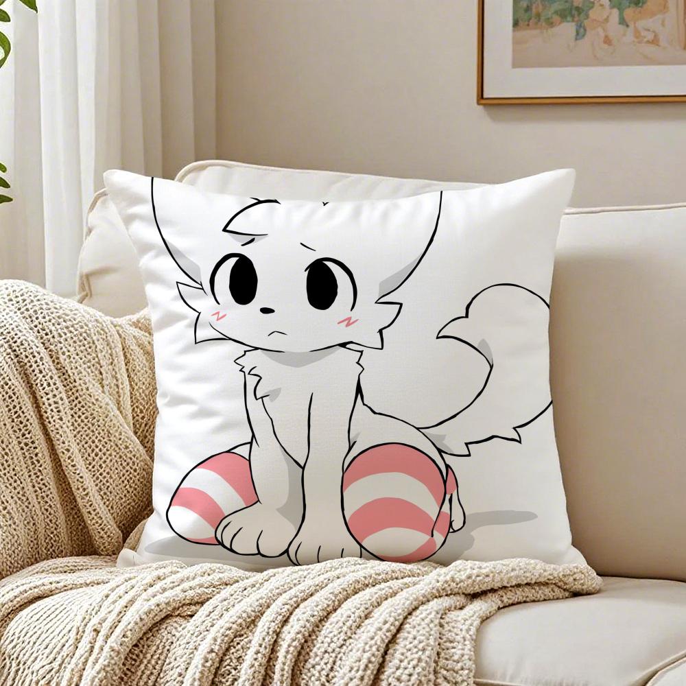 Meme Süßes Lustiges Katzenkissenbezug Kissenbezug Staubmilbenfrei Wohnzimmer Sofa Dekor Kissen Zimmer