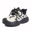 Stylish sneakers for older children2026Spring fleece-lined thickened boys' running shoes and girls' tire-pattern casual shoes