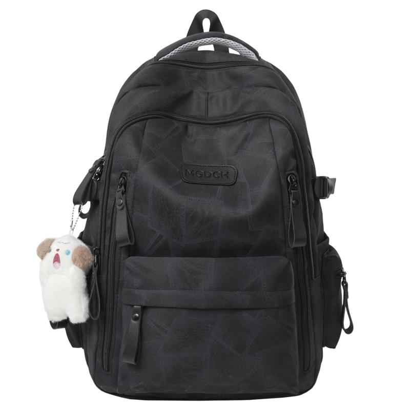 Stone Texture Pattern Student's Schoolbag Large Capacity Unisex Backpack