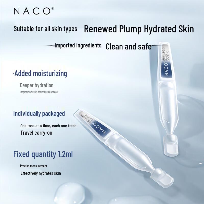 NACO Hyaluronic Acid Daily Hydrating Serum (Single-Use Ampoules)