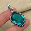 Indicolite Tourmaline Gemstone 925 Sterling Silver Pendentif fait à la main pour les femmes Cadeau