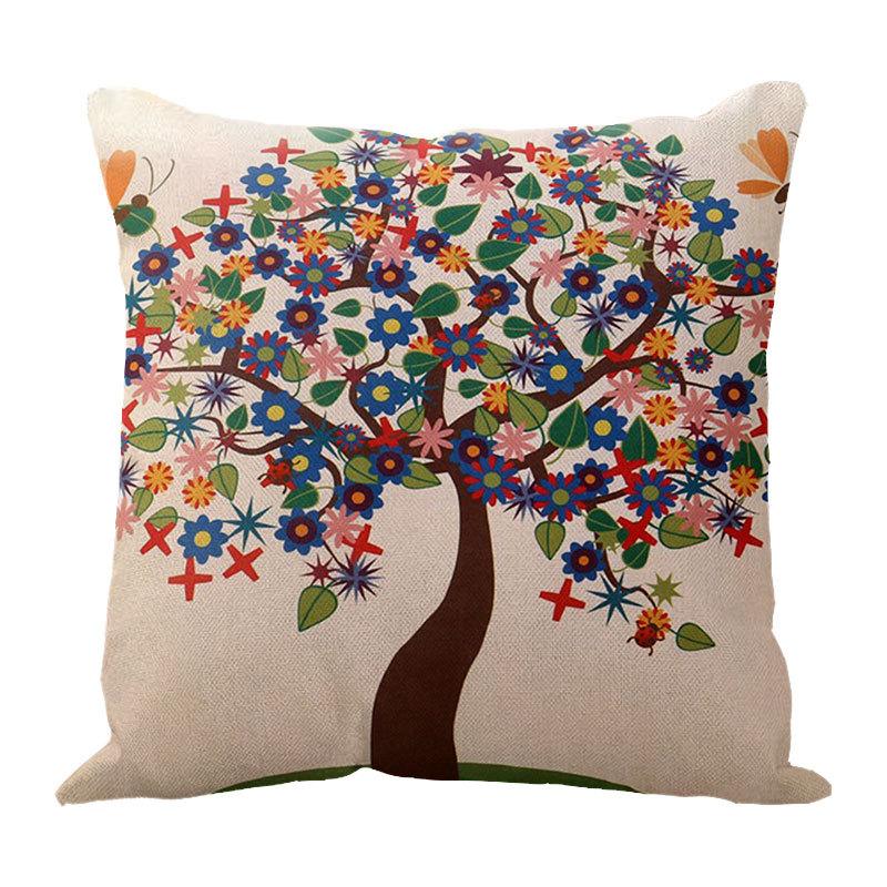 Line Pillow Cushion Cartoon Pillow Head of The Bed Sofa Waist Leaning On The Car Waist Pillow Pillow Cover Office Cushion Backrest Cushion