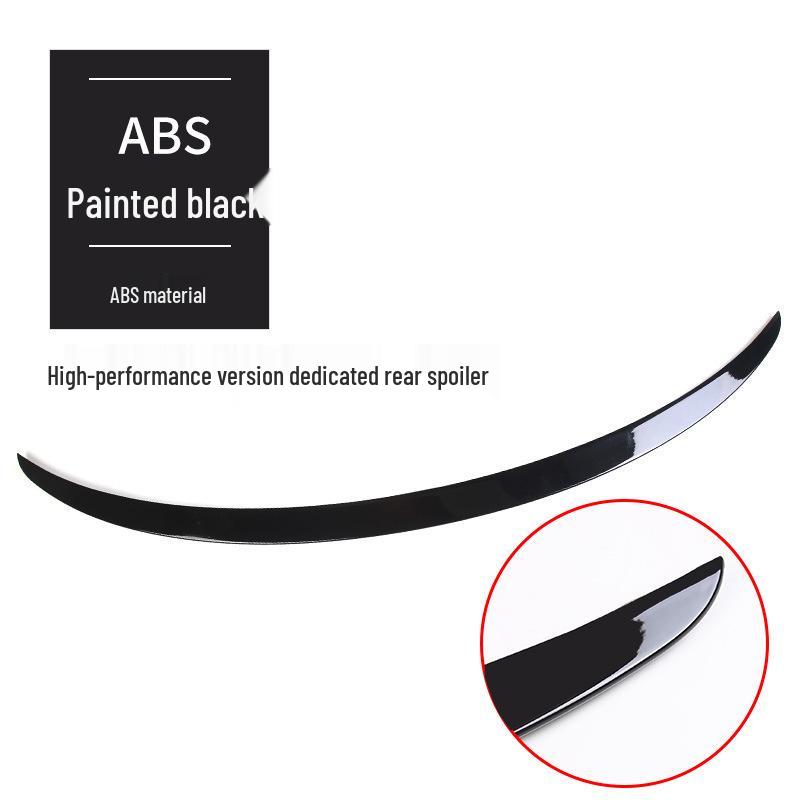 Influencer-Endorsed Carbon Fiber Rear Spoiler Kit for Tesla Model 3
