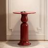 Modern Minimalist Side Table, Living Room Sofa Coffee Table, Bedroom Round Shelf, Aesthetic Home Decor for Space
