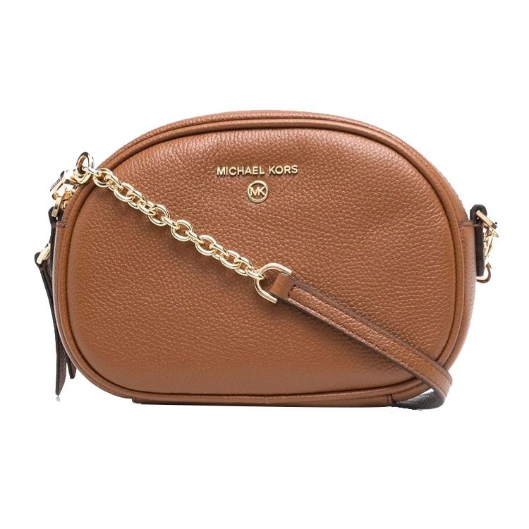 New MICHAEL KORS Jet Set Small Pebbled Leather Convertible Camera Bag 32S1GT9C0L-230