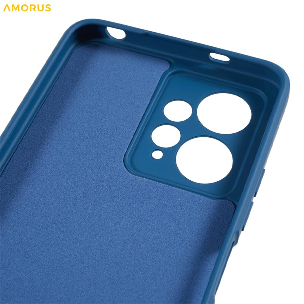 For Xiaomi Redmi Note 12 4G Case Precise Cutouts TPU Fiber Lining Shockproof Phone Cover