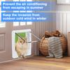 Plastic Small Pet Cat Door Double Rotation Auto Rebound Silent Cat Dog Door Free Access Pet Door Opening