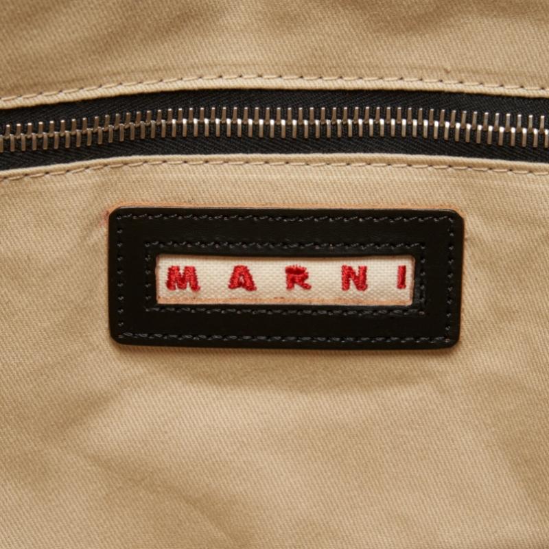 Marni Shmp0078u0 P3860 Z1q44 East West Rafie Geantă Mare Tote cu Mâner Superior