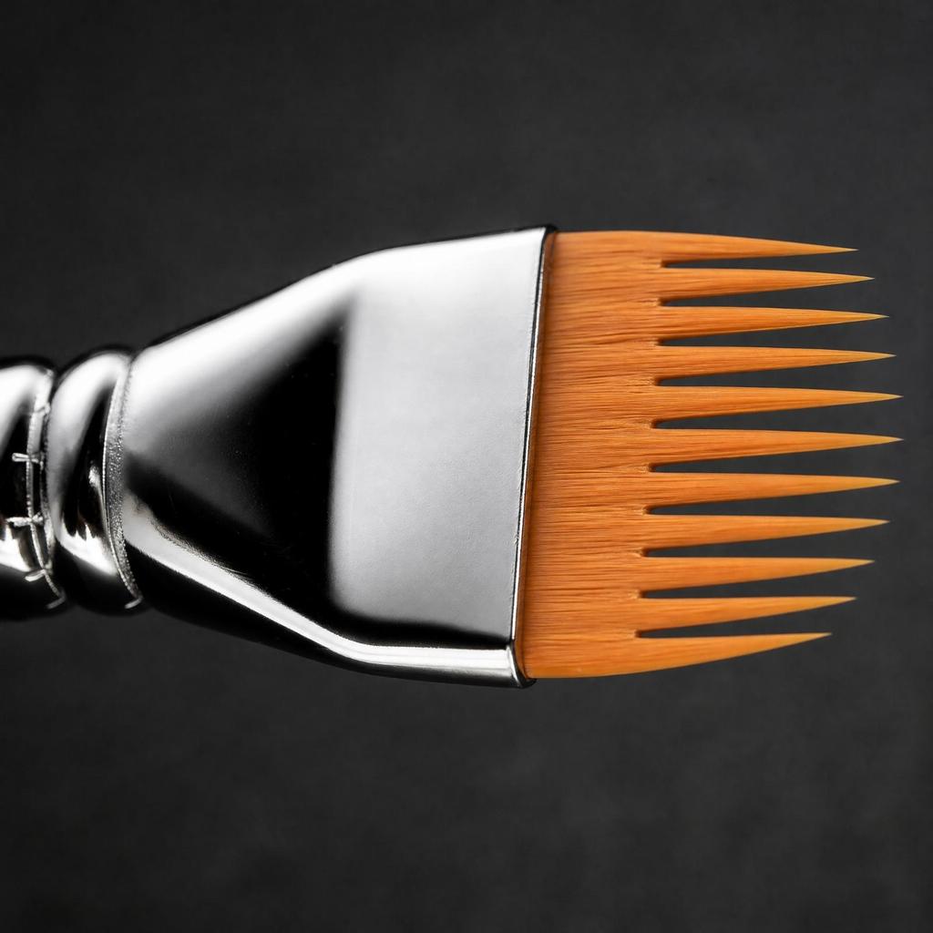 5 Pieces Comb Fiber Texture Brush Sturdy for Craft Hobbyists