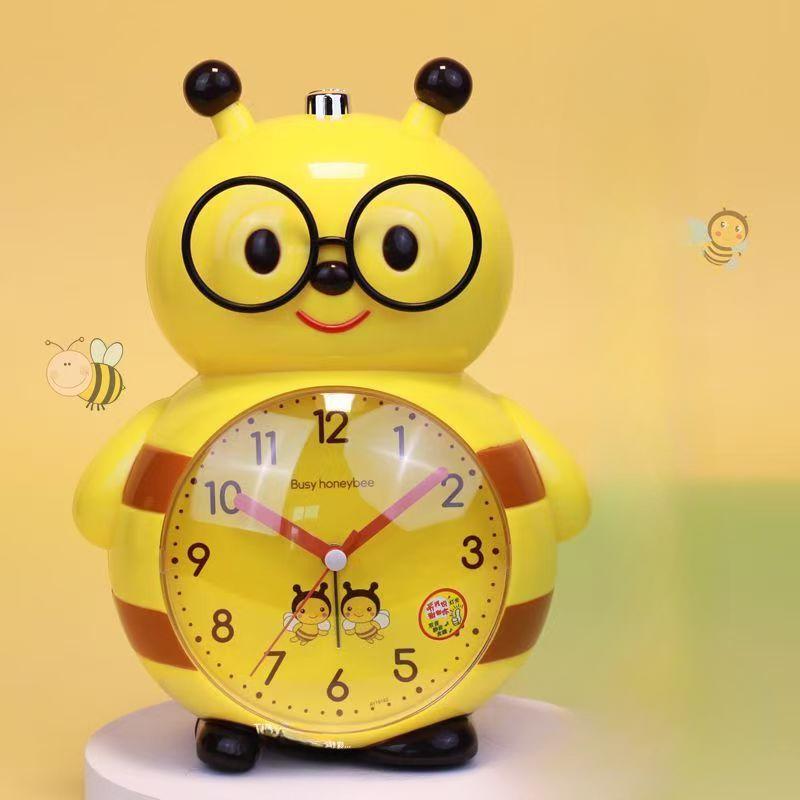 

Cartoon Alarm Clock Student Uses Cute Multifunctional Silent Bedside Luminous Lazy Person Can Talk Yellow Bee Children s Alarm Clock