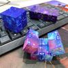 4 Style Fidget Sensory Cube Toys Starry Sky Infinity Square Stress Relief Cube Fingertip Toys for Children Adult