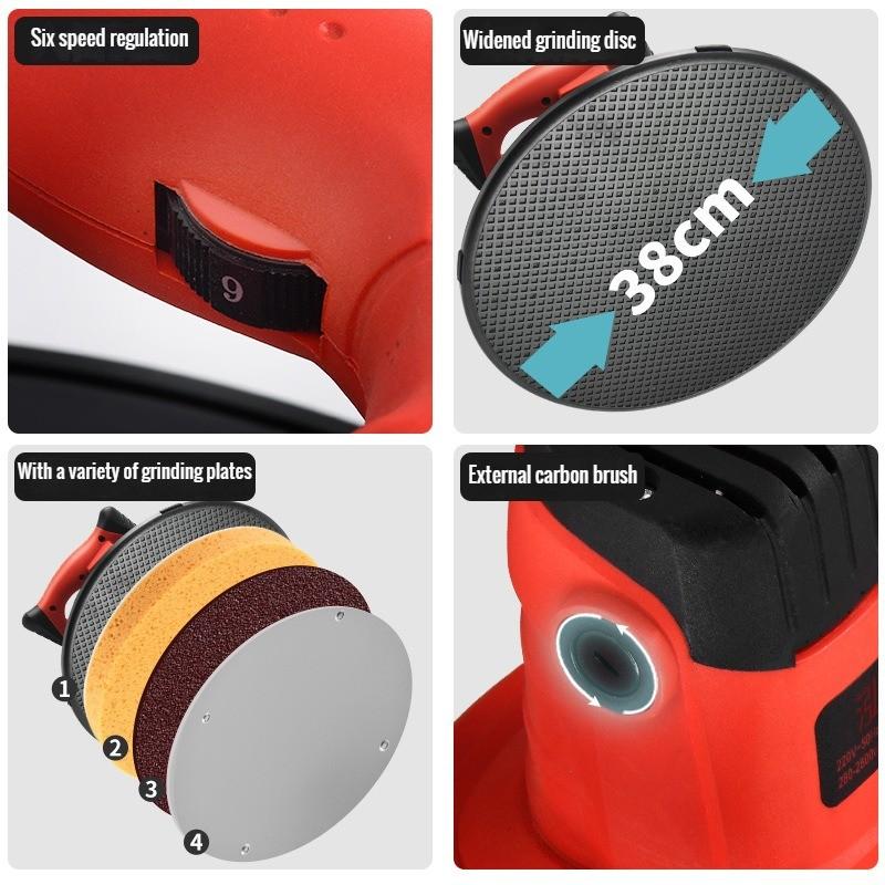 High Power Electric Troweling Machine Cement Mortar Wall Plastering Machine Multi Functional Concrete Finishing Equipment