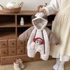 Super Cute Korean Style Baby Cotton Jacket - Winter 2025 Newborn Padded Jumpsuit