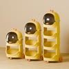 Home Cartoon Storage Cabinet & Trolley: Toy, Snack & Sundries Shelf