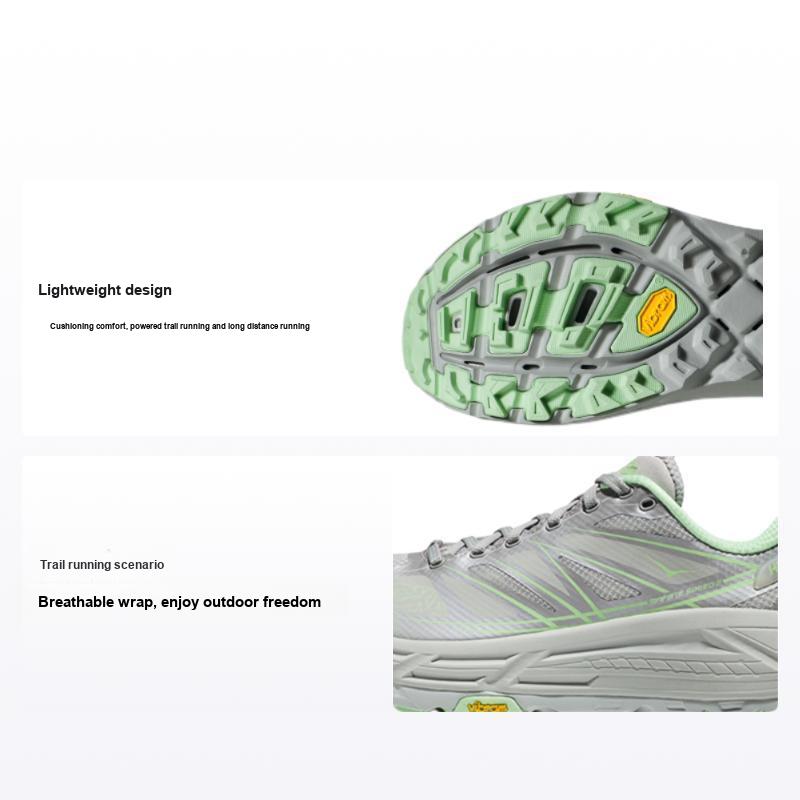 Кроссовки унисекс HOKA Mafate Speed ​​2 Harbor Mist Lime Glow Серый Mercury 1126851-MHMS 46