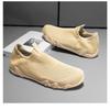 New Spring Men's Breathable Flyknit Mesh Casual Shoes, Trendy Slip-On Student Sneakers
