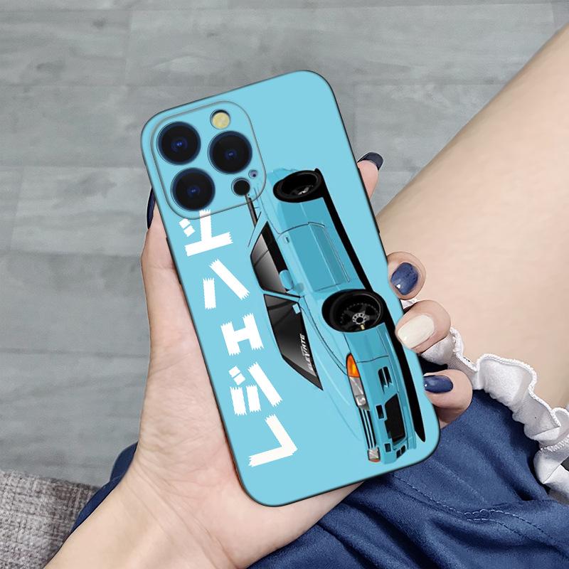 Husă pentru telefon JDM Sports Racing pentru iPhone 14-11 Pro Max Mini