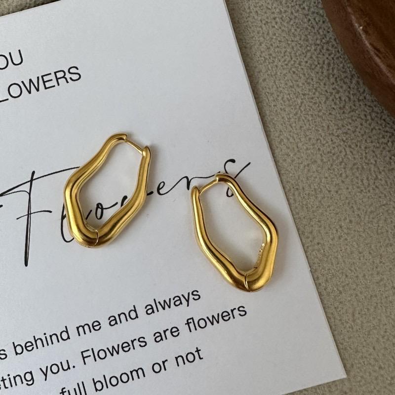 925 Sterling Silver Earrings for Women Gold Color Ball Sexy Girl Fashion Trendy Jewelry Gift Party Wedding pendientes