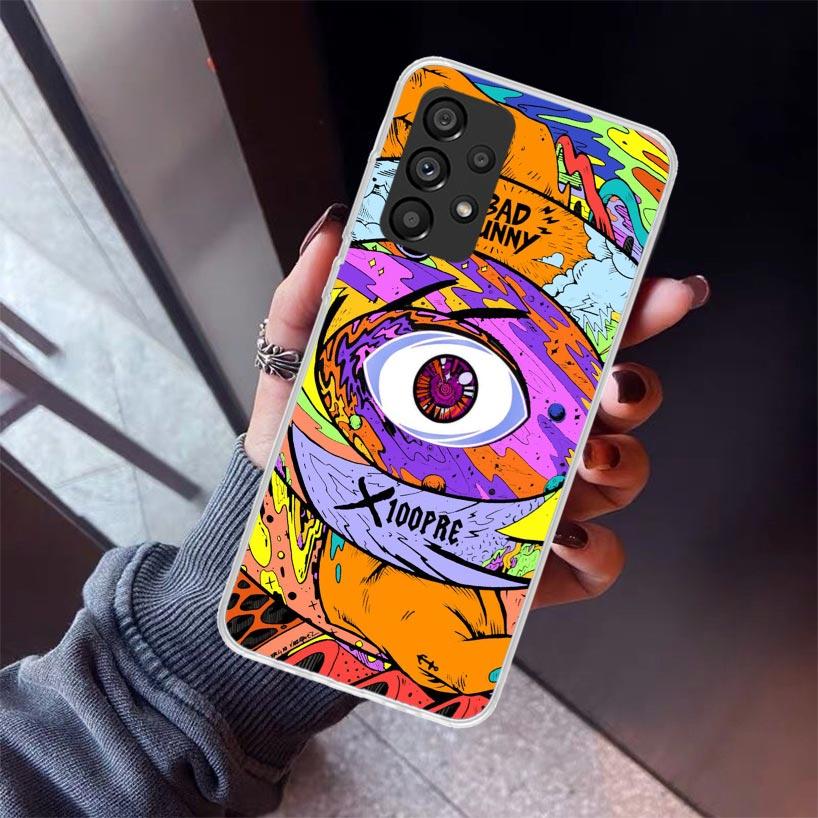 Bad Bunny X100pre Phone Case For Samsung Galaxy A12 A52S A42 A32 A22 A51 A50 Note 20 Ultra 10 S10 Plus A71 A70 A31 A30 A10S Gala