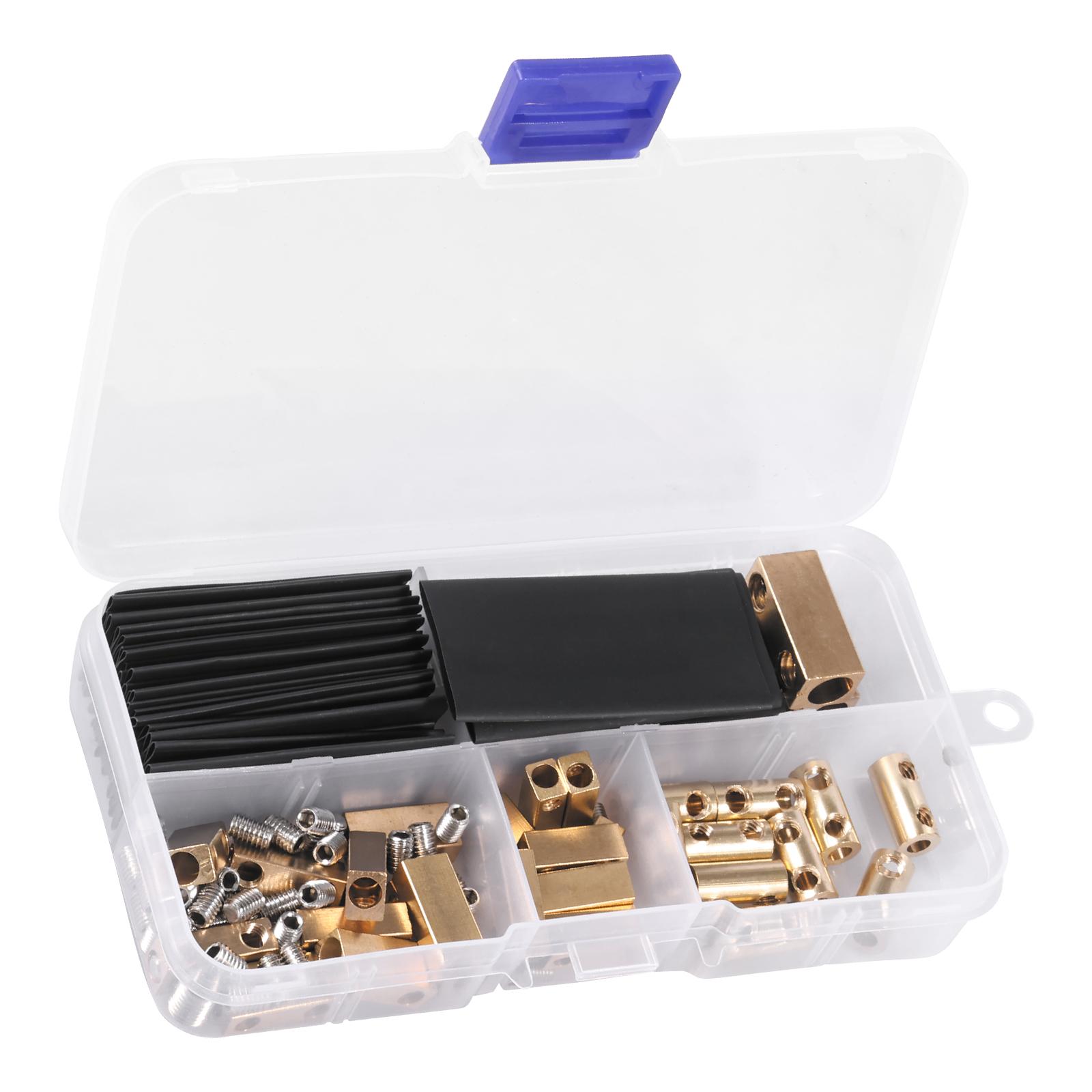 

71pcs Wire Connectors Nut Kit Quick Wiring Connection Terminal 60A/20A/10A Circuit Connector Wire Connector for Power Industry