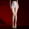 One Piece Luxury Oil Glossy Women Pantyhose 8D Summer Slim Waist Body Shaper Extra Large Lace Patchwork Seamless Tights Hosiery