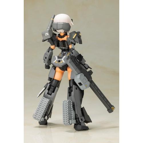 Kotobukiya Frame Arms Girl Gourai Kai Black with FGM148 Type Anti-Tank Missile, Approximately 160mm Tall, Non-Scale Plastic Model