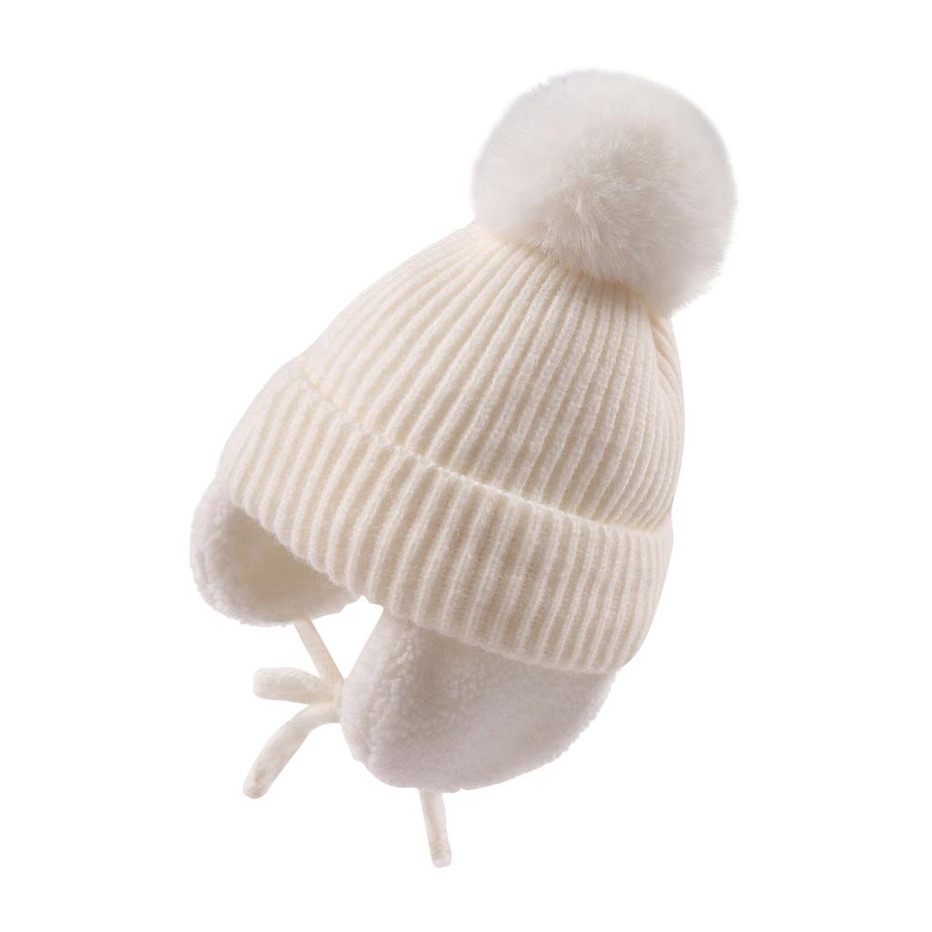 Und Winter Plus Samt Kinderhut Warme Ohren Strickmütze