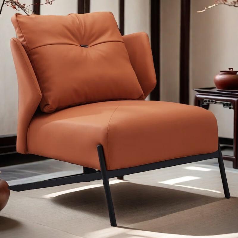 Longjian Italian Light Luxury Single Sofa Chair