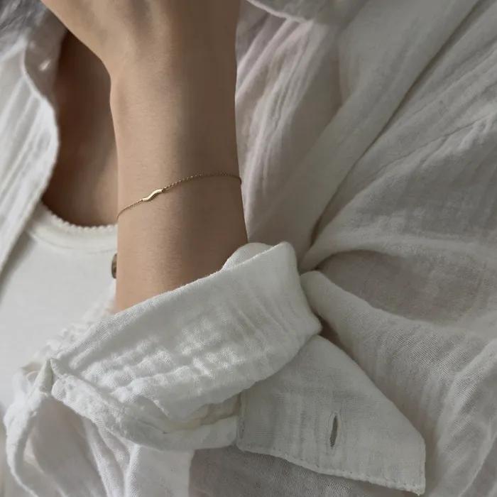 14k Tide bracelet