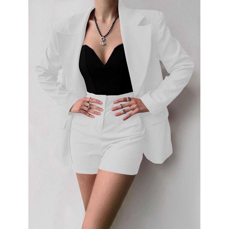 Nightclub Suit Set Women Fashion Nightclub Stage Performance Host Elegant Business Suit Suit Female