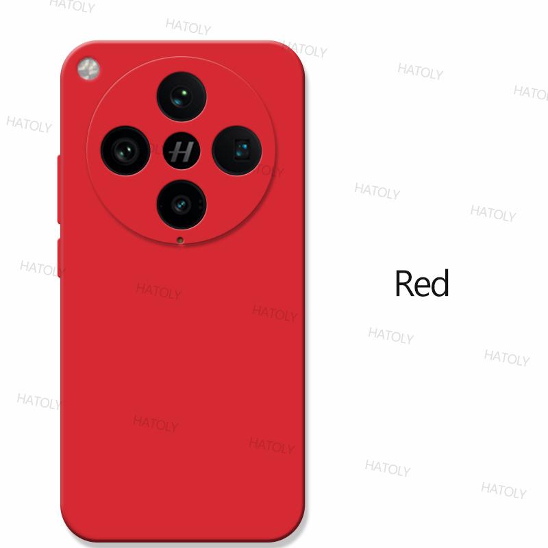 

Для OPPO Find X8 Pro Чехол OPPO Find X8 X8 Pro Чехол Ударопрочный TPU Жидкий силиконовый защитный чехол для задней панели телефона OPPO Find X8 Pro For OPPO Find X8 Pro красный