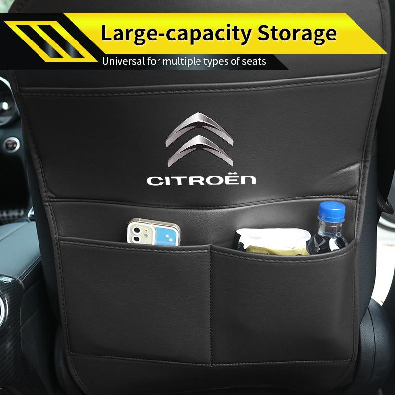 Back Protector Universal Leather Full Coverage For Citroen C4 C3 C5 C1 C2 Berlingo Celysee Cactus Picasso Aircross Saxo Grand
