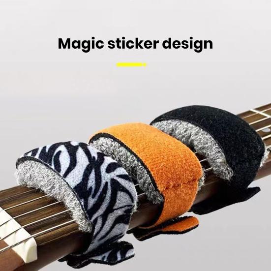 Guitar Strings Mute Dampener Ukulele Bass Acoustic Electric Guitar Muting Strap Wrap Muter Silencer Noise Reducer Musical Instrument Accessories
