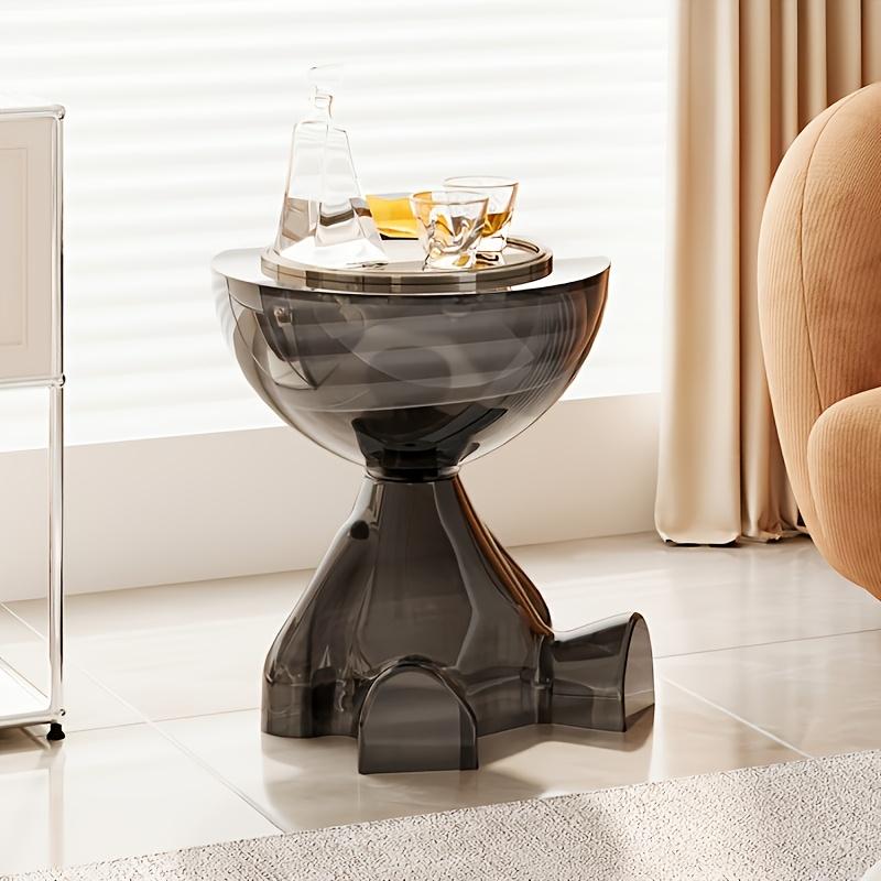 Tavolino da caffè in acrilico Tavolino da divano Tavolino da comodino Tavolino da caffè trasparente creativo per soggiorno Accessori per la casa Decorazioni per la casa