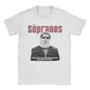 Funny Tthe Sopranos Movie TShirt Unisex Round Neck Pure Cotton T Shirts Short Sleeve Tee Shirt Plus Size Clothes