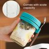 6Pcs Overnight Oat Containers with Lids Food Grade BPA Free Heat-Resistant Glass Mason Jars Airtight Leak-Proof Overnight Oats Jars