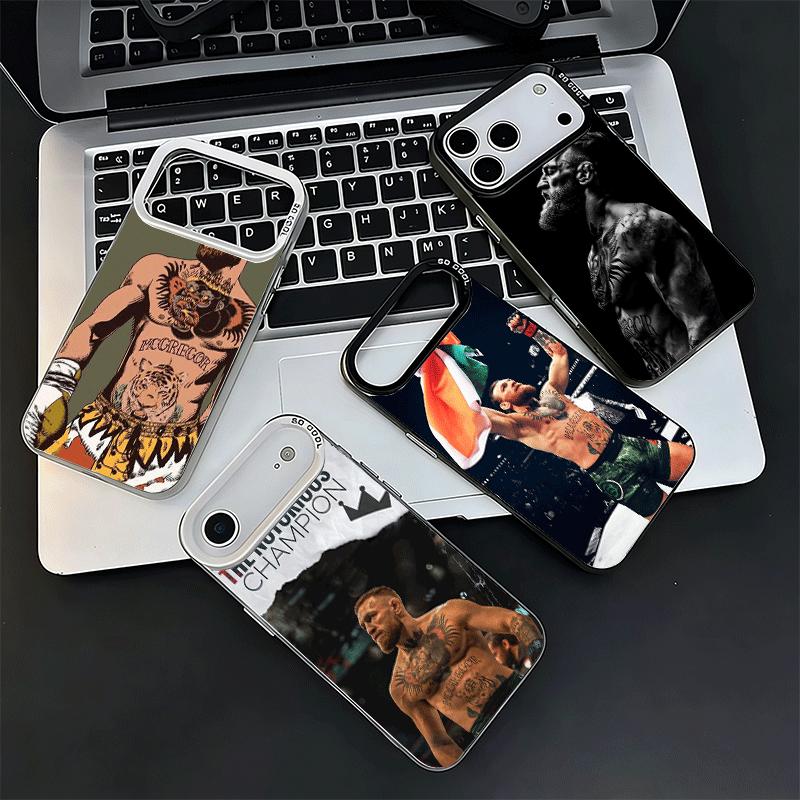 Conor McGregor Man Soft Phone Case for iPhone 15 16 17 Pro Max 17Air 16E 14 Plus 13 12 Mini Shockproof Cover Back Shell
