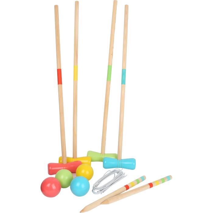 100% FSC Certified Wooden Croquet Set - Legler Small Foot 12033 - Multicoloured - For Children