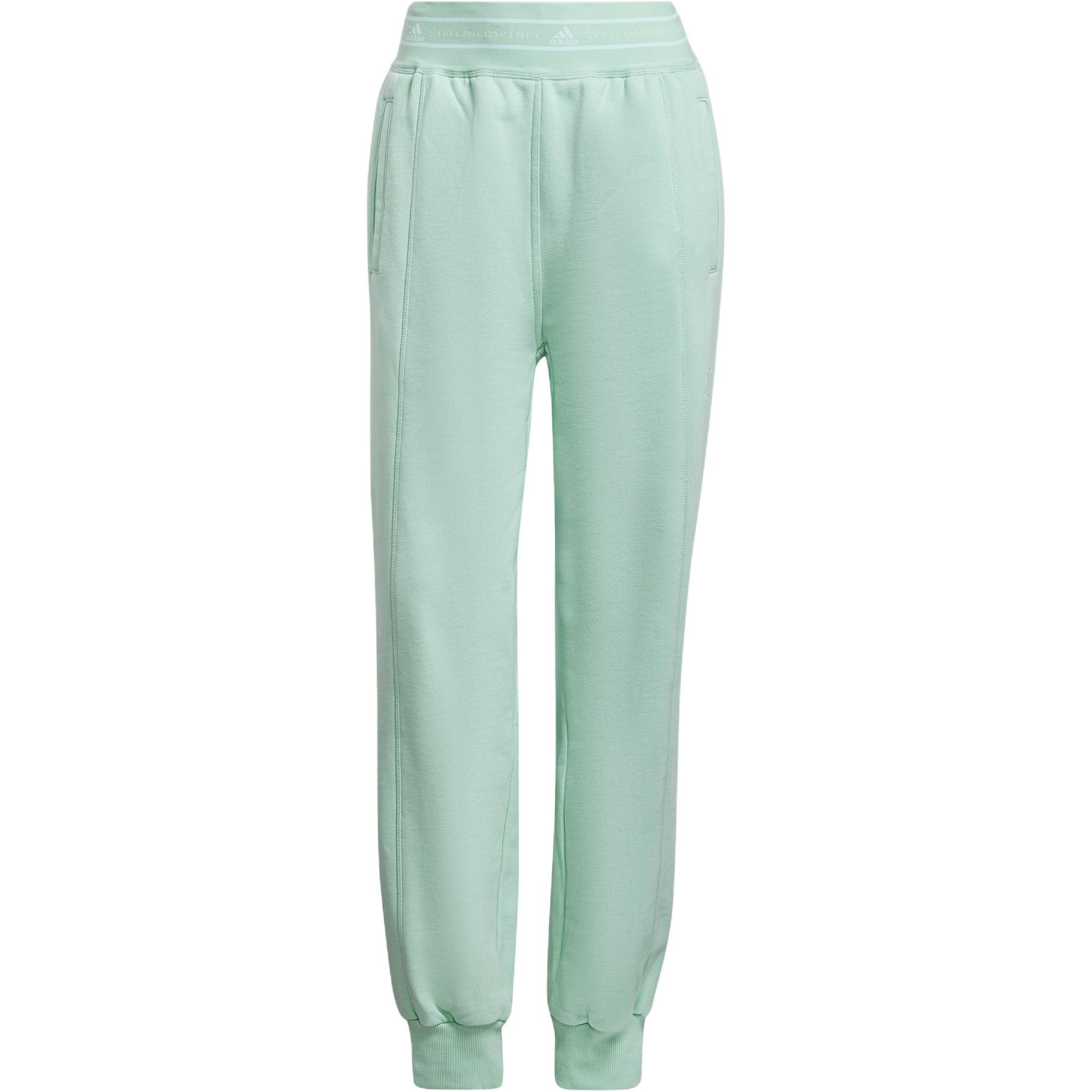 adidas by Stella McCartney Women s High Waist Knit Jogger Pants Mint Green HG1329 2XS